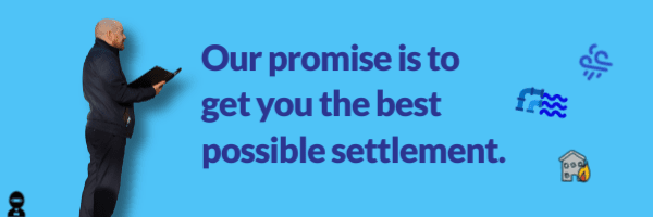 PCLA promise to get you the best possible settlement under the terms of your policy.