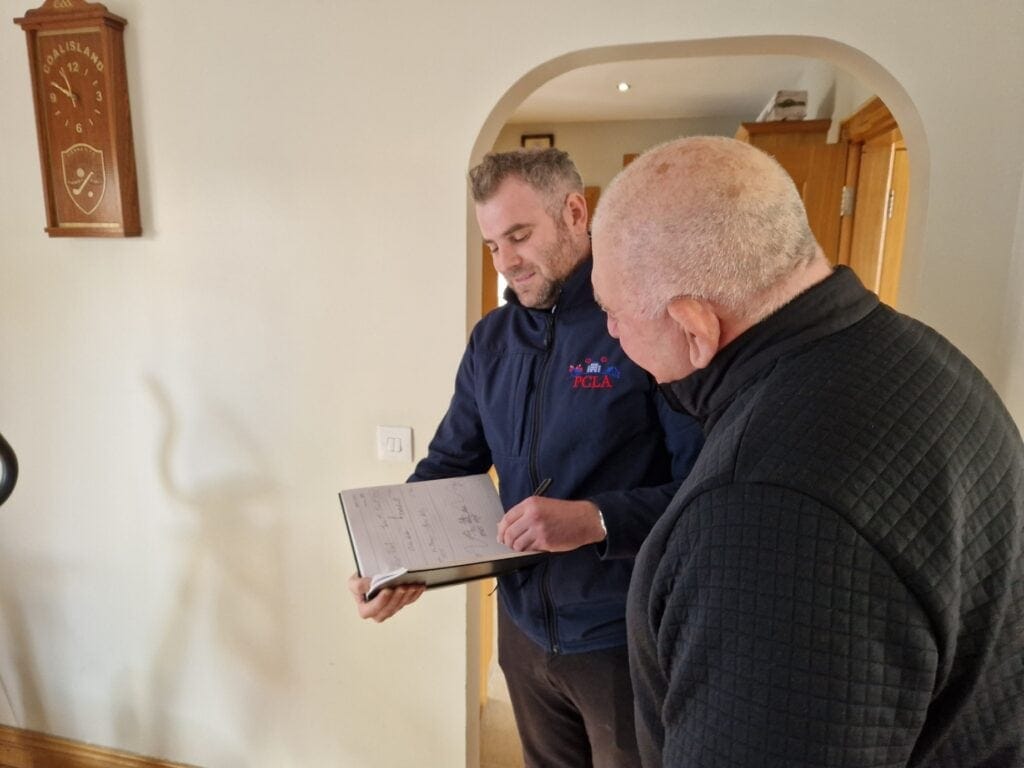loss assessor with client