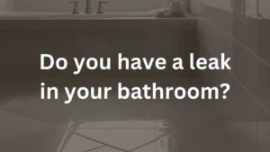 Do you have a leak in your bathroom?