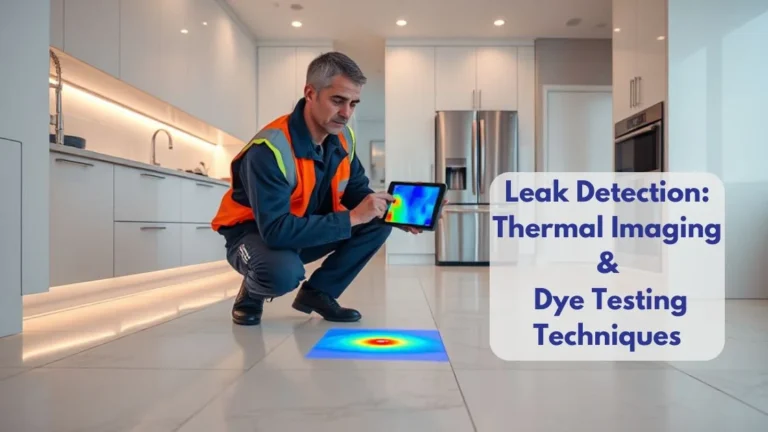 Effective Pipe Leak Detection: Thermal Imaging and Dye Testing Techniques
