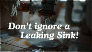 Don't ignore a leaking sink