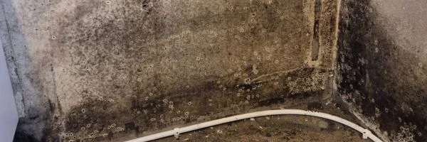 Water damage causes mould growth