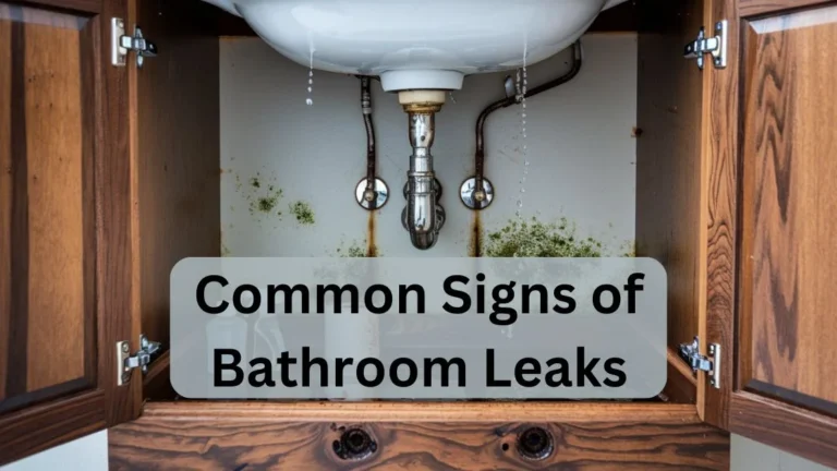 Common Signs of Bathroom Leaks
