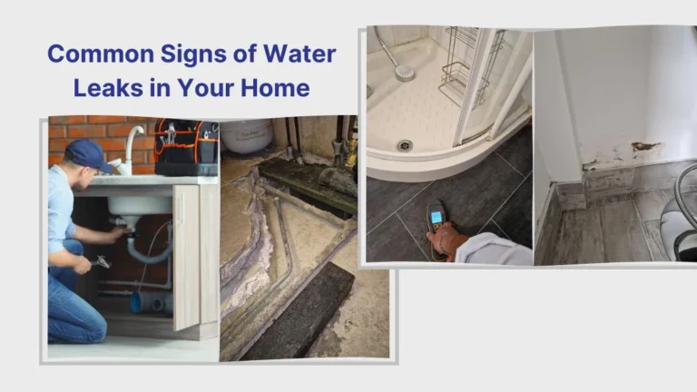Common Signs of Water Leaks in Your Home
