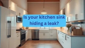 Is your kitchen sink hiding a leak?