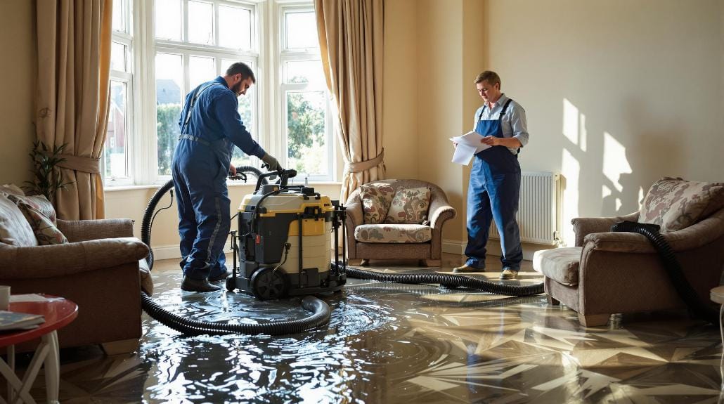 minimise water damage steps