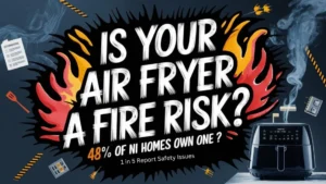 Is Your Air Fryer a Fire Risk? 48% of NI Homes Own One | 1 in 5 Report Safety Issues
