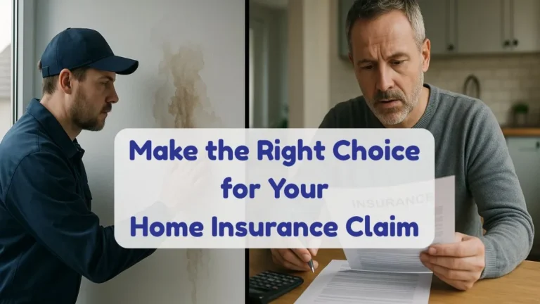 Make the Right Choice for Your Home Insurance Claim