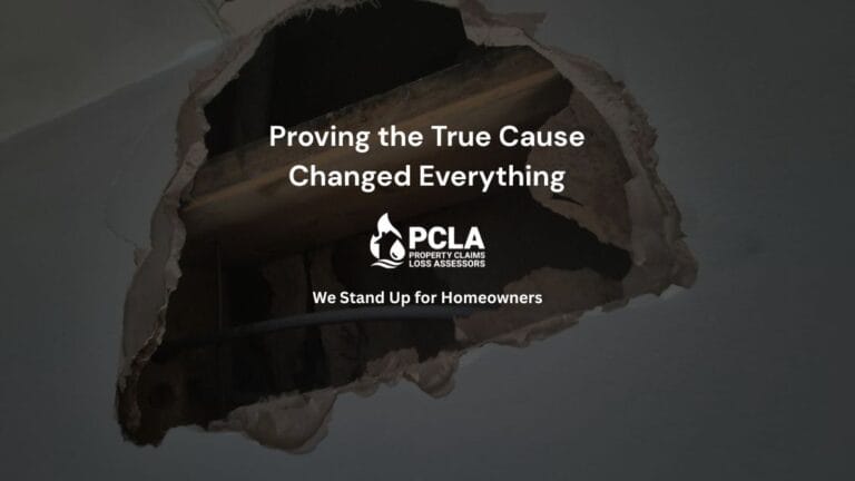 Water Damage Insurance Claim in Omagh. PCLA - We Stand Up for Homeowners.