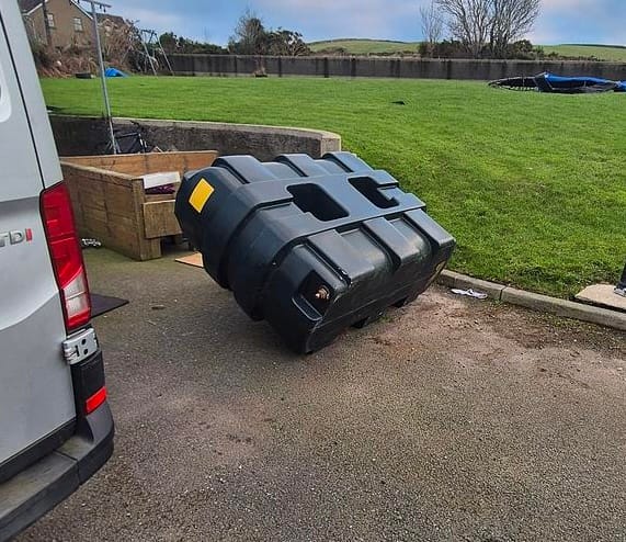 Oil Spill contamination following a storm in Warrenpoint
