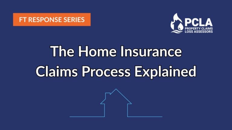 The Home Insurance Claims Process Explained