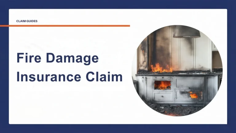 Fire and smoke damage to a property — fire damage insurance claim Northern Ireland and Scotland