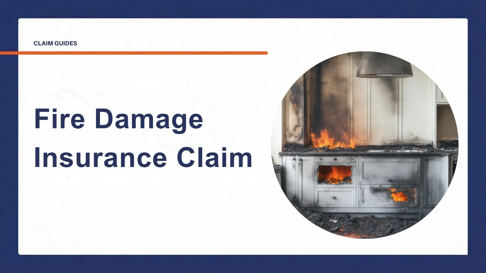 Fire and smoke damage to a property — fire damage insurance claim Northern Ireland and Scotland