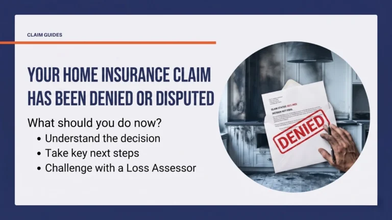 Your Home Insurance Claim Has Been Denied or Disputed. Here Is What to Do Next