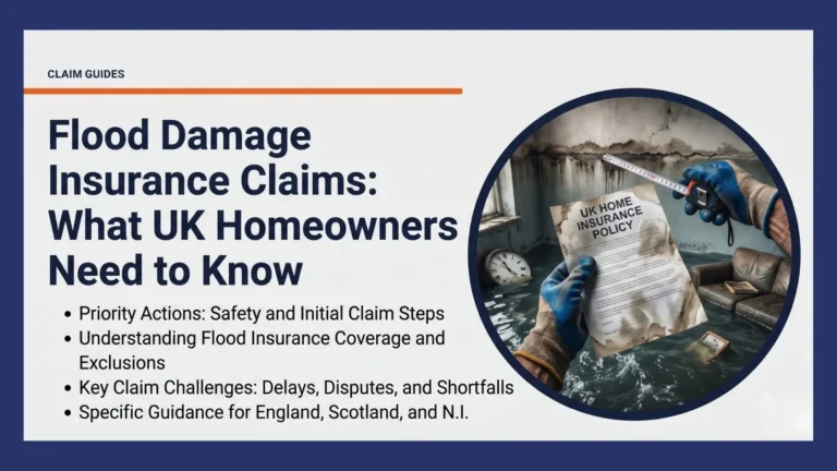 Flood Damage Insurance Claims: What UK Homeowners Need to Know