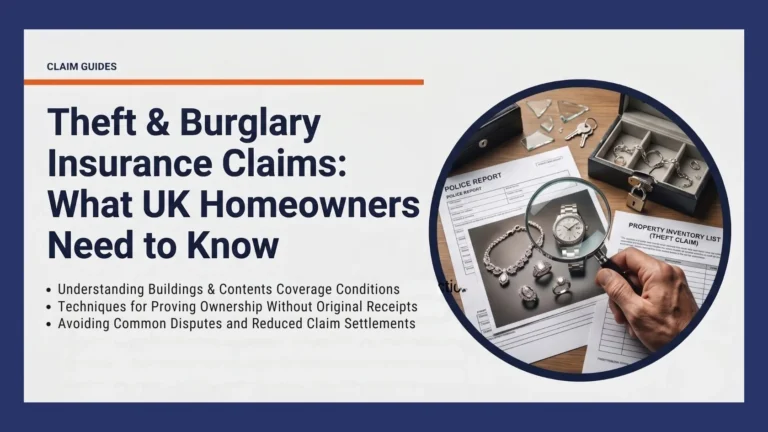 Theft & Burglary Insurance Claims: What UK Homeowners Need to Know