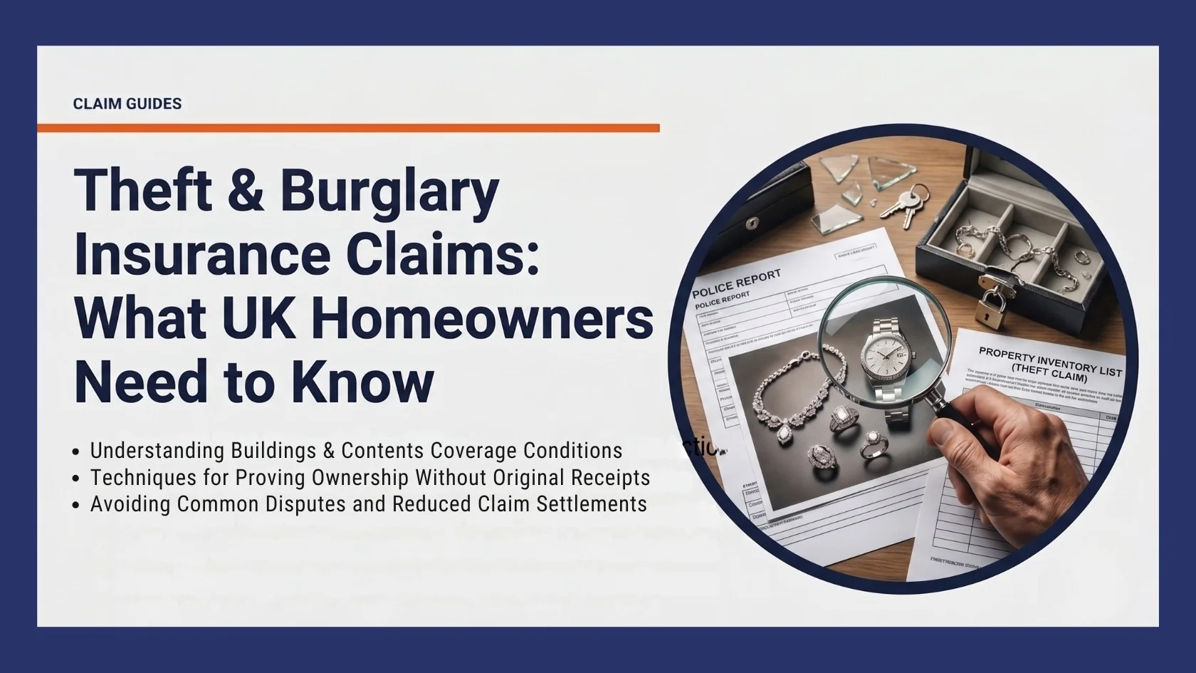 Theft & Burglary Insurance Claims: What UK Homeowners Need to Know